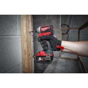 M18 BLID2-502X - Zakrętarka udarowa 1/4" HEX 18 V, 5.0 Ah, w walizce, z 2 akumulatorami i ładowarką