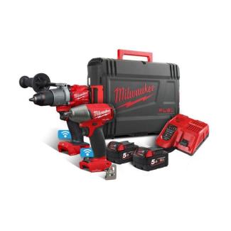 M18 ONEPP2B2-502X - Zestaw POWERPACK M18™, M18 ONEPD2, M18 ONEIWF12, 2 x 5.0 Ah + ładowarka, w walizce