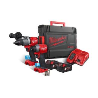 M18 ONEPP2A2-502X - Zestaw POWERPACK M18™, M18 ONEPD2, M18 ONEID2, 2 x 5.0 Ah + ładowarka, w walizce