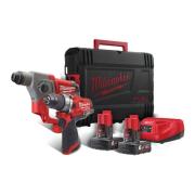 M12 FPP2B-602X - Zestaw POWERPACK M12™, M12 FPD, M12 CH, 2 x 6.0 Ah + ładowarka, w walizce