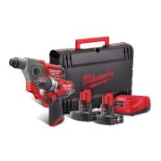 M12 FPP2B-402X - Zestaw POWERPACK M12™, M12 FPD, M12 CH, 2 x 4.0 Ah + ładowarka, w walizce