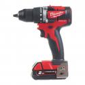 M18 CBLDD-203X Drill driver 18 V, 2.0 Ah, in case, with 3 batteries and charger
