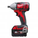 M18 BIW12-402C - Compact impact wrench 1/2", 240 Nm, 18 V, 4.0 Ah, in case, with 2 batteries and charger, 4933443607
