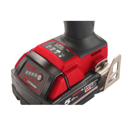 M18 FMTIW2F12-502X - Klucz udarowy 1/2", 745 Nm, 18 V, 5.0 Ah, FUEL™, w walizce, z 2 akumulatorami i ładowarką