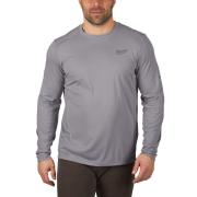 WWLSG-S - Koszulka z długim rękawem szara WORKSKIN™, rozmiar S
