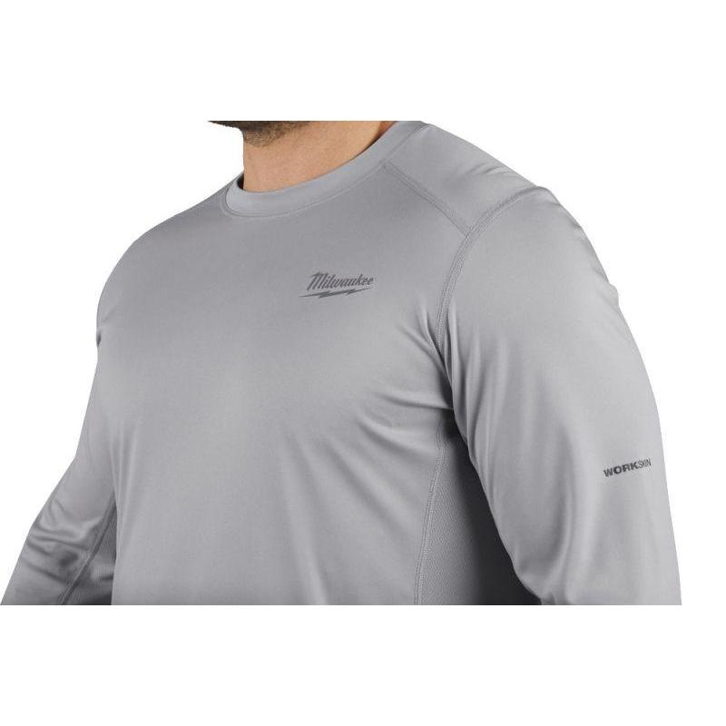 WWLSG-XXL - Koszulka z długim rękawem szara WORKSKIN™, rozmiar XXL WWLSG-XXL - Koszulka z długim rękawem szara WORKSKIN™, rozmiar XXL