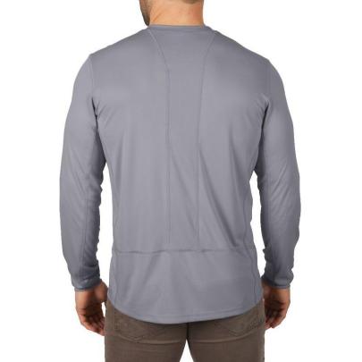 WWLSG-XXL - Koszulka z długim rękawem szara WORKSKIN™, rozmiar XXL