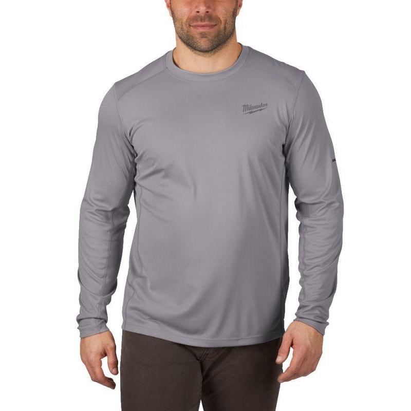 WWLSG-XXL - Koszulka z długim rękawem szara WORKSKIN™, rozmiar XXL WWLSG-XXL - Koszulka z długim rękawem szara WORKSKIN™, rozmiar XXL