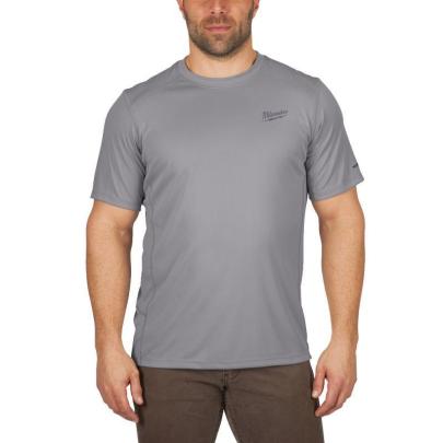 WWSSG-XL - Koszulka z krótkim rękawem szara WORKSKIN™, rozmiar XL