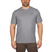 WWSSG-XXL - Koszulka z krótkim rękawem szara WORKSKIN™, rozmiar XXL