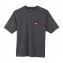 WTSSG-M - T-shirt z kieszonką szary, rozmiar M, 4933478232