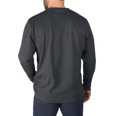 WTLSG-L - Koszulka z długim rękawem szara WORKSKIN™, rozmiar L