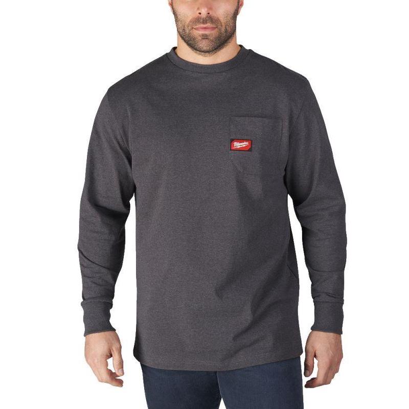 WTLSG-L - Koszulka z długim rękawem szara WORKSKIN™, rozmiar L WTLSG-L - Koszulka z długim rękawem szara WORKSKIN™, rozmiar L