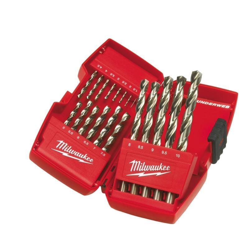 4932352374 - Zestaw wierteł do metalu HSS-G Thunderweb, 1 - 10 mm (19 szt.) 4932352374 - Zestaw wierteł do metalu HSS-G Thunderweb, 1 - 10 mm (19 szt.)