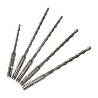4932352834 - Zestaw wierteł udarowych do betonu SDS Plus M2, 2-ostrzowe, 5,5 - 8 mm (5 szt.)