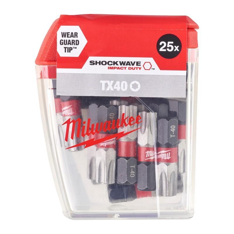 4932430889 - Bit udarowy Shockwave do śrub Torx, TX40 x 25 mm (25 szt.) 4932430889 - Bit udarowy Shockwave do śrub Torx, TX40 x 25 mm (25 szt.)