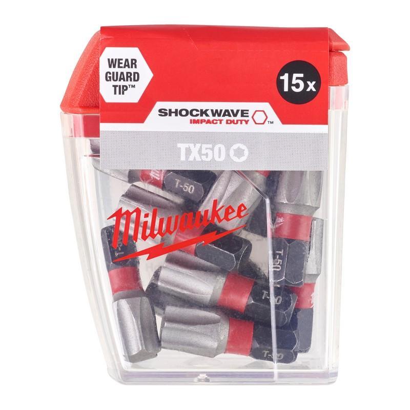 4932430892 - Bit udarowy Shockwave do śrub Torx, TX50 x 25 mm (15 szt.) 4932430892 - Bit udarowy Shockwave do śrub Torx, TX50 x 25 mm (15 szt.)