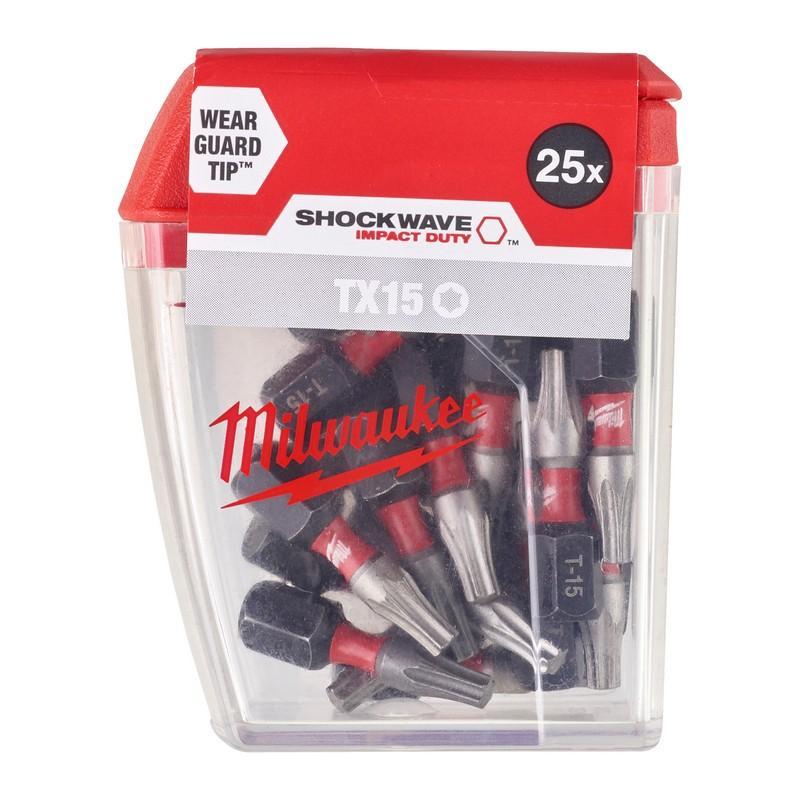 4932430873 - Bit udarowy Shockwave do śrub Torx, TX15 x 25 mm (25szt.) 4932430873 - Bit udarowy Shockwave do śrub Torx, TX15 x 25 mm (25szt.)