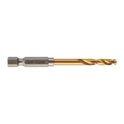 48894710 - Wiertło do metalu Shockwave HSS-G Tin, 4,5 x 29/76 mm, uchwyt Hex (1 szt.)