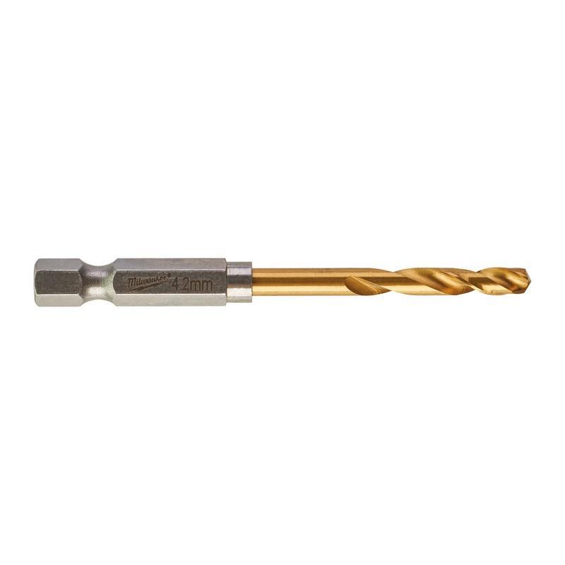 48894709 - Wiertło do metalu Shockwave HSS-G Tin, 4,2 x 28/74 mm, uchwyt Hex (1 szt.) 48894709 - Wiertło do metalu Shockwave HSS-G Tin, 4,2 x 28/74 mm, uchwyt Hex (1 szt.)