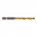 48894711 - Metal drill bit Shockwave HSS-G Tin, 4.8 x 29/78 mm, Hex (1 pcs.)