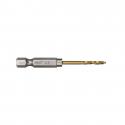 48894704 - Metal drill bit Shockwave HSS-G Tin, 2.5 x 19/62 mm, Hex (2 pcs.)
