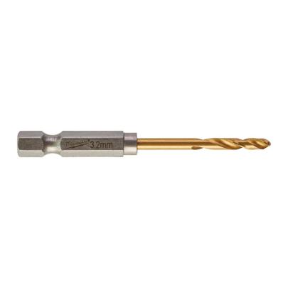 48894706 - Wiertło do metalu Shockwave HSS-G Tin, 3,2 x 23/66,5 mm, uchwyt Hex (2 szt.)