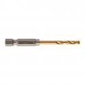 4932471089 - Metal drill bit Shockwave HSS-G Tin, 3.3 x 24/67 mm, Hex (2 pcs.)