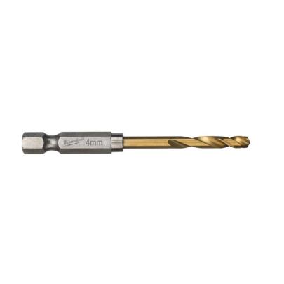 48894708 - Wiertło do metalu Shockwave HSS-G Tin, 4,0 x 26/71,5 mm, uchwyt Hex (2 szt.)