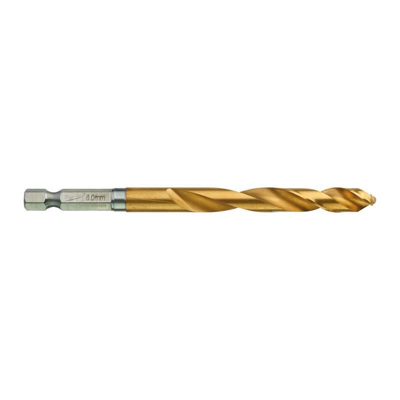 48894719 - Wiertło do metalu Shockwave HSS-G Tin, 8,0 x 70/111 mm, uchwyt Hex (1 szt.) 48894719 - Wiertło do metalu Shockwave HSS-G Tin, 8,0 x 70/111 mm, uchwyt Hex (1 szt.)