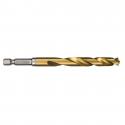 48894722 - Metal drill bit Shockwave HSS-G Tin, 9.5 x 74/118 mm, Hex (1 pcs.)