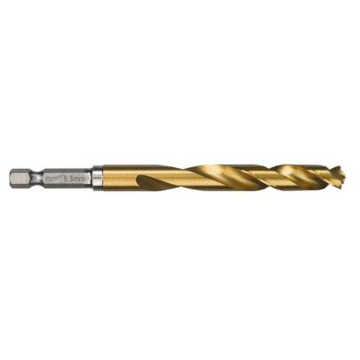 48894722 - Wiertło do metalu Shockwave HSS-G Tin, 9,5 x 74/118 mm, uchwyt Hex (1 szt.)