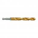 4932471090 - Metal drill bit Shockwave HSS-G Tin, 10.2 x 77/121 mm, Hex (1 pcs.)
