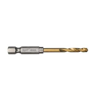 4932478178 - Wiertło do metalu Shockwave HSS-G Tin, 4,0 x 26/71,5 mm, uchwyt Hex (10 szt.)