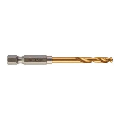 4932478179 - Wiertło do metalu Shockwave HSS-G Tin, 4,5 x 29/76 mm, uchwyt Hex (10 szt.)