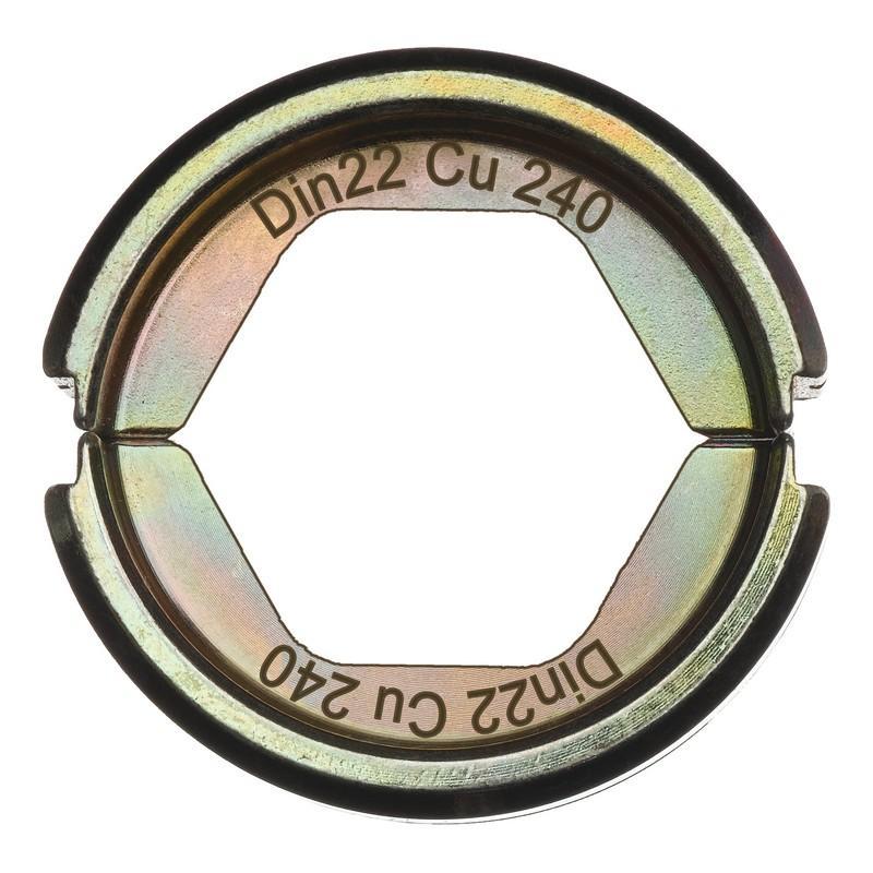 4932451753 - Matryca zaciskowa DIN22 Cu 240 do M18 HCCT 4932451753 - Matryca zaciskowa DIN22 Cu 240 do M18 HCCT
