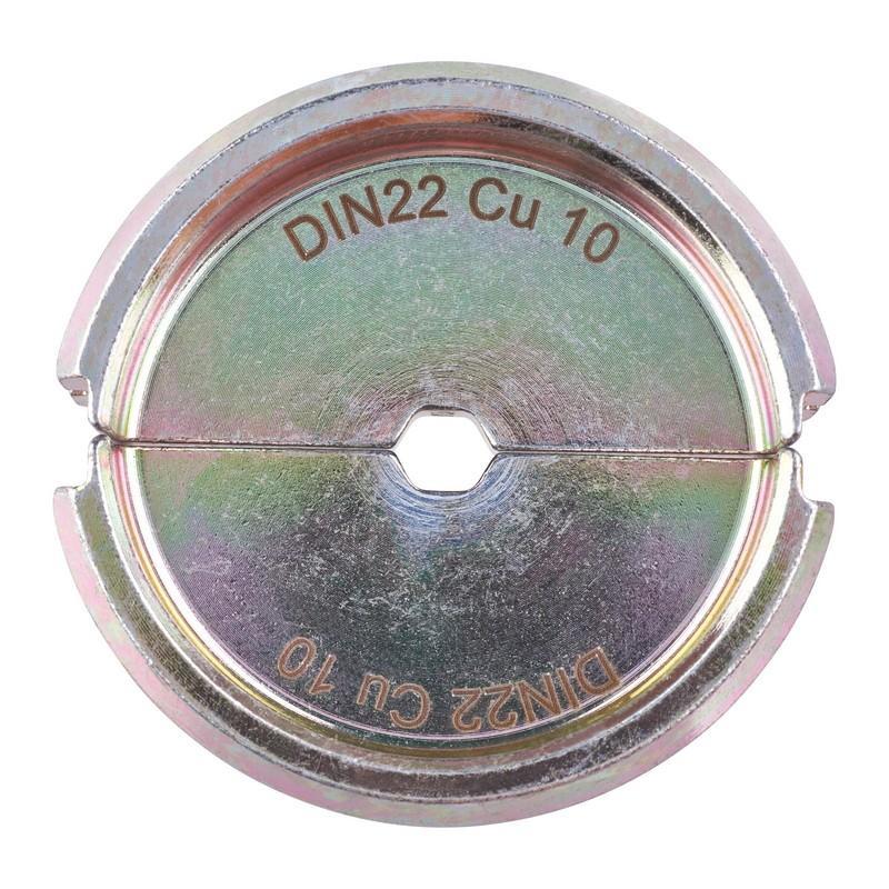 4932464862 - Matryca zaciskowa DIN22 Cu 10 do M18 HCCT 4932464862 - Matryca zaciskowa DIN22 Cu 10 do M18 HCCT