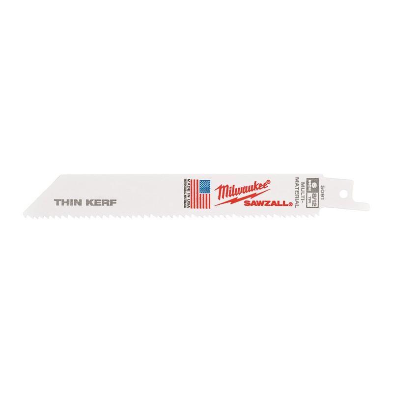 48005091 - Brzeszczot uniwersalny THIN KERF, Bi-Metal, Co, 150 mm 8/12 TPI (5 szt.) 48005091 - Brzeszczot uniwersalny THIN KERF, Bi-Metal, Co, 150 mm 8/12 TPI (5 szt.)