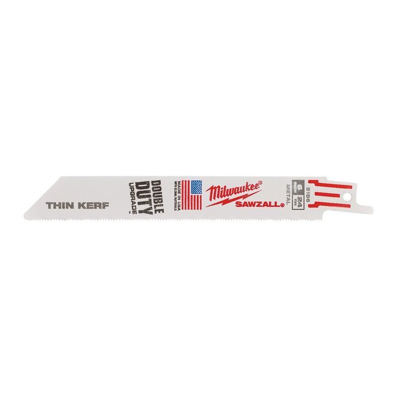 48005186 - Brzeszczot do metalu THIN KERF, Bi-metal, Co, 150 mm 24 TPI (5 szt.) 48005186 - Brzeszczot do metalu THIN KERF, Bi-metal, Co, 150 mm 24 TPI (5 szt.)