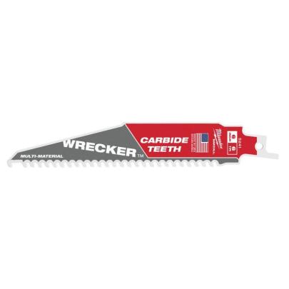 48005241 - Brzeszczot do cięcia w różnych materiałach WRECKER z węglikiem, 150 mm 6 TPI (1 szt.)