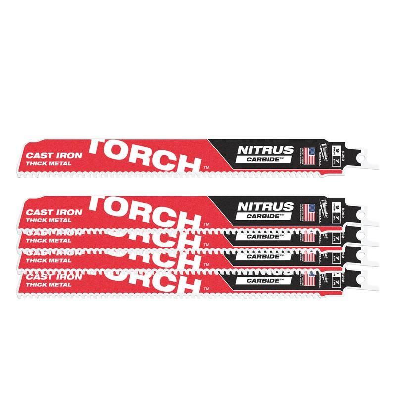 48005562 - Brzeszczot do metalu TORCH NITRUS CARBIDE z węglikiem wolframu, 230 mm 7 TPI (5 szt.) 48005562 - Brzeszczot do metalu TORCH NITRUS CARBIDE z węglikiem wolframu, 230 mm 7 TPI (5 szt.)