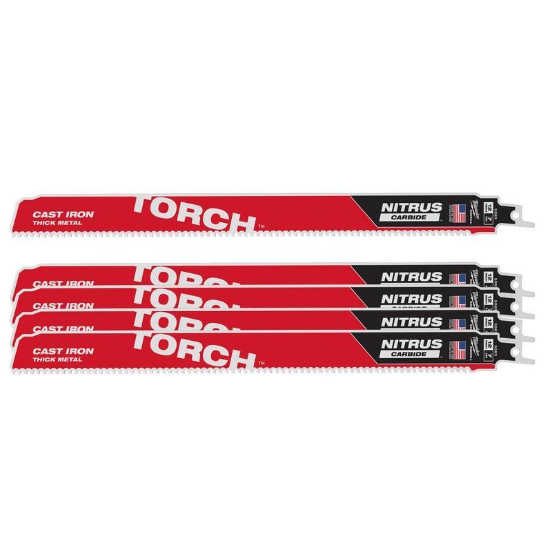 48005563 - Brzeszczot do metalu TORCH NITRUS CARBIDE z węglikiem wolframu, 300 mm 7 TPI (5 szt.) 48005563 - Brzeszczot do metalu TORCH NITRUS CARBIDE z węglikiem wolframu, 300 mm 7 TPI (5 szt.)