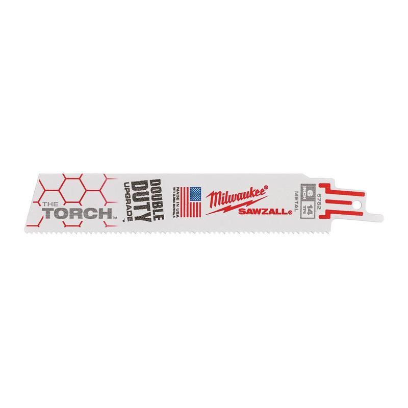 48005782 - Brzeszczot do metalu duże obciążenia TORCH, Bi-metal, Co, 150 mm 14 TPI (5 szt.) 48005782 - Brzeszczot do metalu duże obciążenia TORCH, Bi-metal, Co, 150 mm 14 TPI (5 szt.)