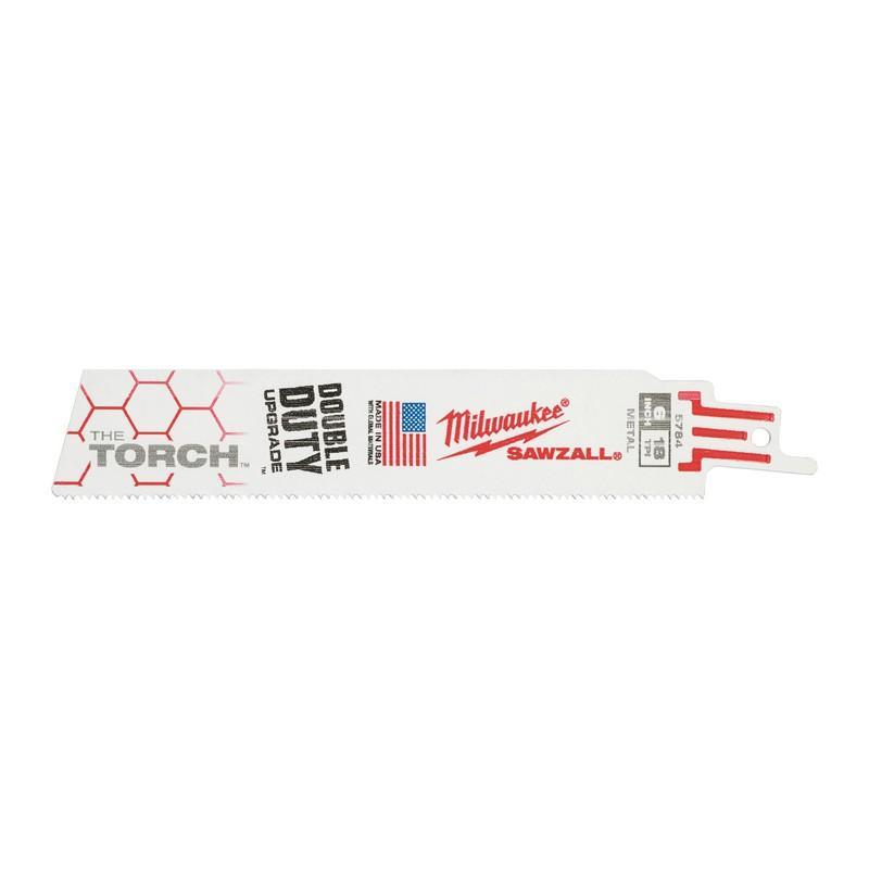 48005784 - Brzeszczot do metalu duże obciążenia TORCH, Bi-metal, Co, 150 mm 18 TPI (5 szt.) 48005784 - Brzeszczot do metalu duże obciążenia TORCH, Bi-metal, Co, 150 mm 18 TPI (5 szt.)