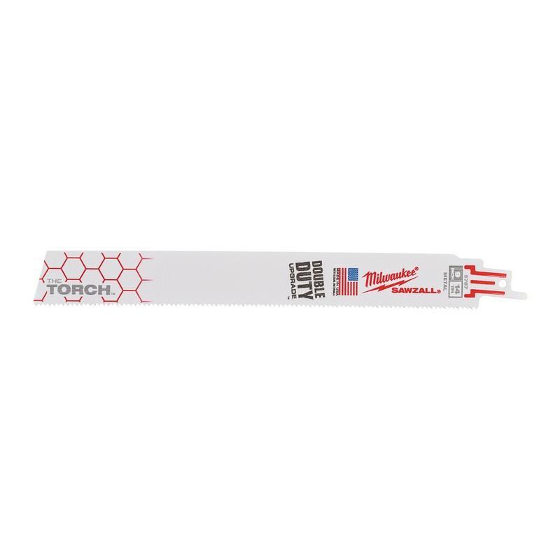 48005787 - Brzeszczot do metalu duże obciążenia TORCH, Bi-metal, Co, 230 mm 14 TPI (5 szt.) 48005787 - Brzeszczot do metalu duże obciążenia TORCH, Bi-metal, Co, 230 mm 14 TPI (5 szt.)