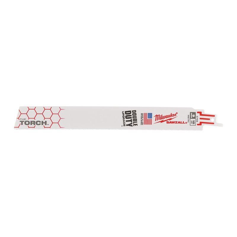 48005788 - Brzeszczot do metalu duże obciążenia TORCH, Bi-metal, Co, 230 mm 18 TPI (5 szt.) 48005788 - Brzeszczot do metalu duże obciążenia TORCH, Bi-metal, Co, 230 mm 18 TPI (5 szt.)