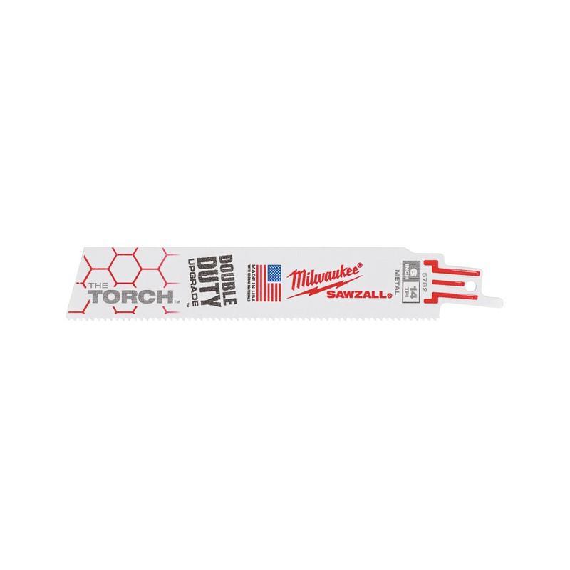 48008782 - Brzeszczot do metalu duże obciążenia TORCH, Bi-metal, Co, 150 mm 14 TPI (25 szt.) 48008782 - Brzeszczot do metalu duże obciążenia TORCH, Bi-metal, Co, 150 mm 14 TPI (25 szt.)
