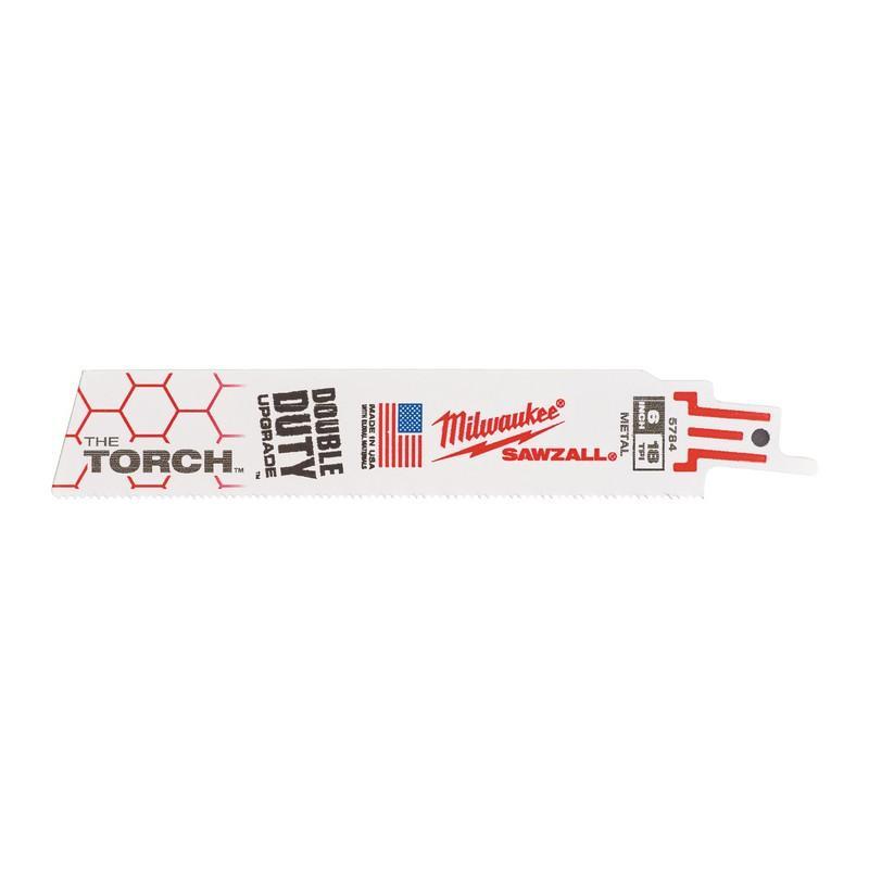 48008784 - Brzeszczot do metalu duże obciążenia TORCH, Bi-metal, Co, 150 mm 18 TPI (25 szt.) 48008784 - Brzeszczot do metalu duże obciążenia TORCH, Bi-metal, Co, 150 mm 18 TPI (25 szt.)