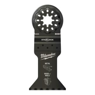 48906035 - Brzeszczot bimetalowy do Multitoola do cięcia wgłębnego wielu materiałów, 43 x 47mm (1 szt.)