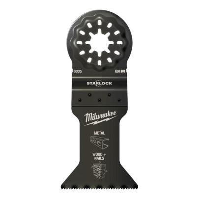 48906035 - Brzeszczot bimetalowy do Multitoola do cięcia wgłębnego wielu materiałów, 43 x 47mm (1 szt.)